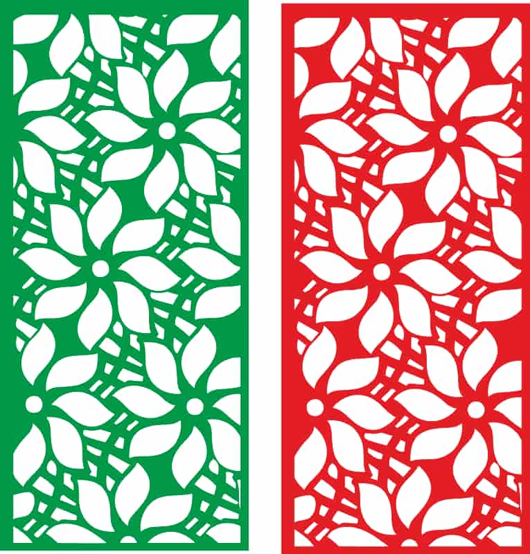 Flower Partition Screen Free Vector Free Vectors