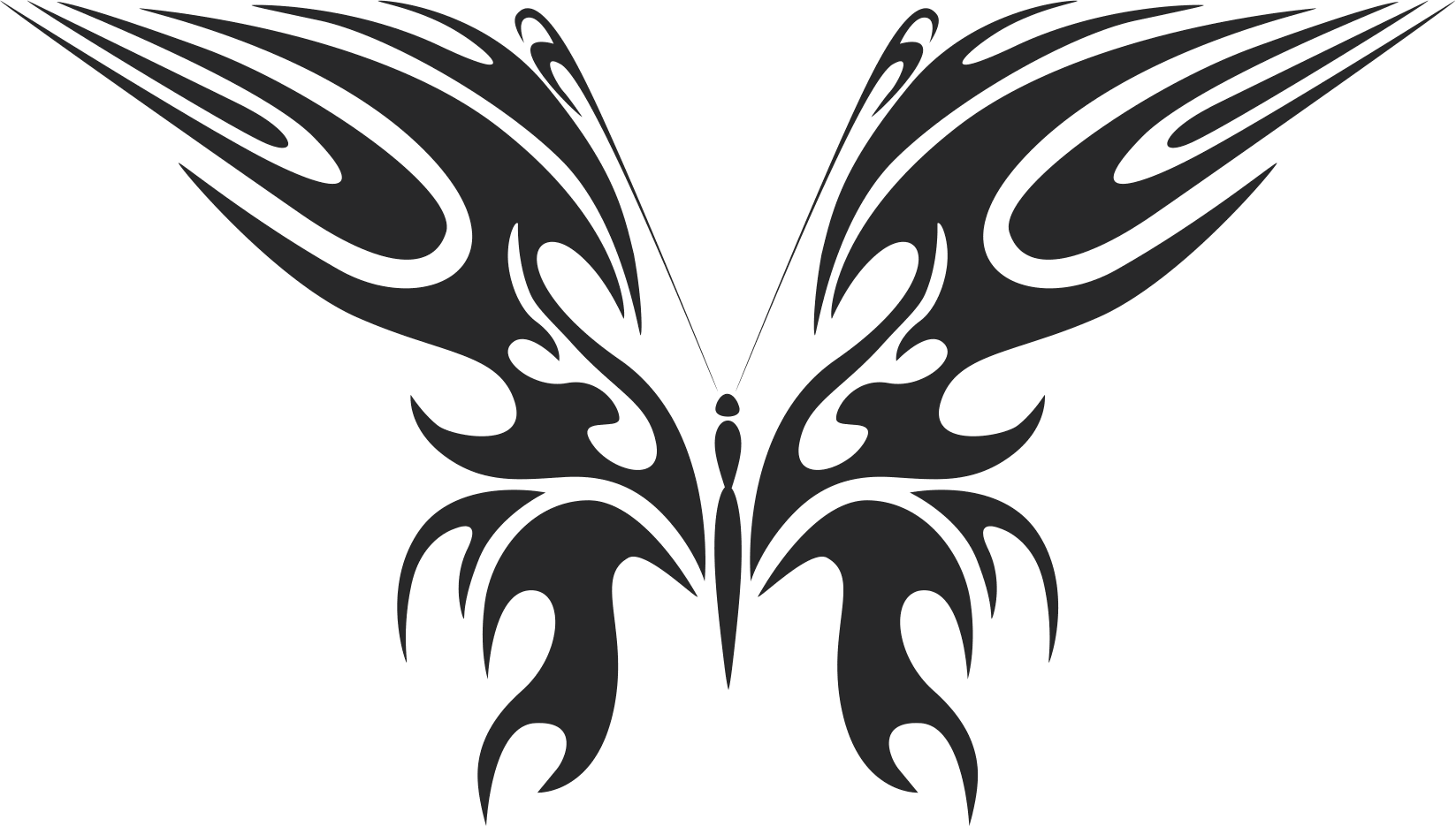 Butterfly Plasma Art Free DXF File Free Vectors