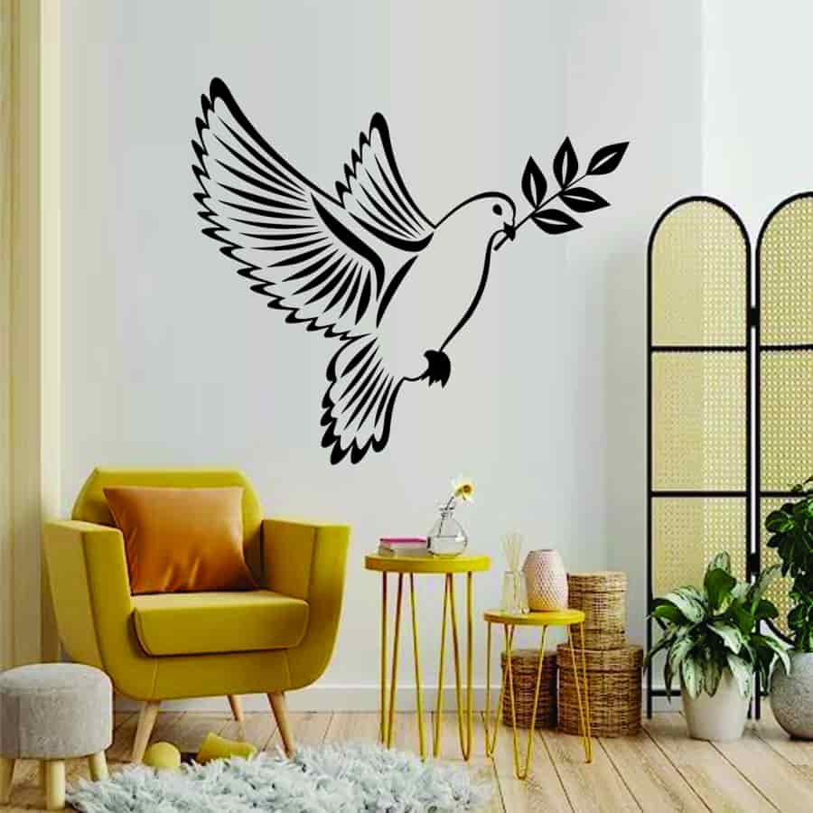 Laser Cut Pigeon Wall Stencil Free Vector Free Vectors