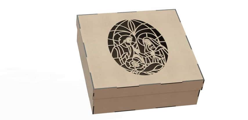 Wood Laser Cut Box Free Vector Free Vectors