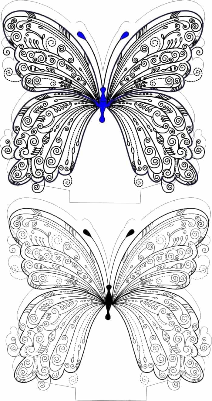 Butterfly 3D Lamp Free Vector Free Vectors