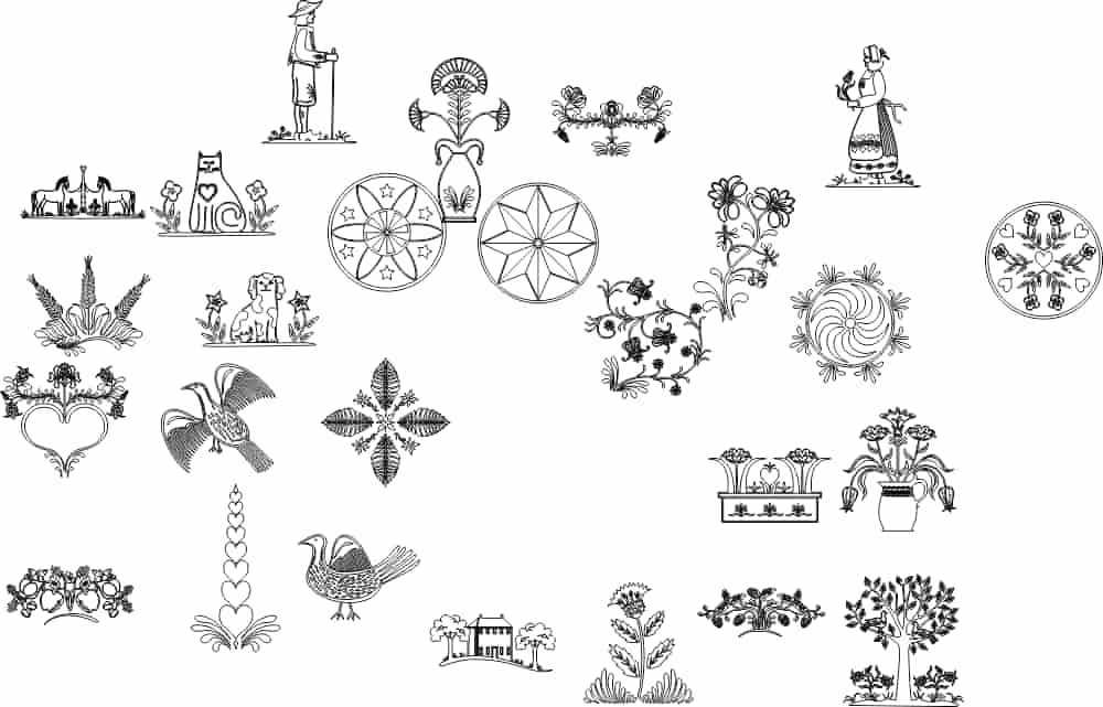 Nature Drawings Free Vector Free Vectors