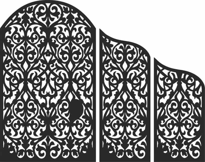 Decorative Screen design vector Free Vector Free Vectors