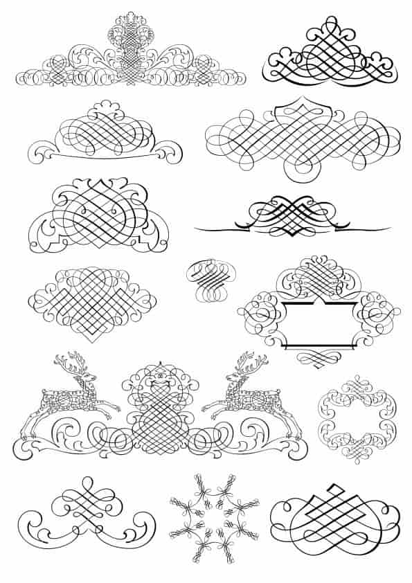 Caligraf Decor Free Vector Free Vectors