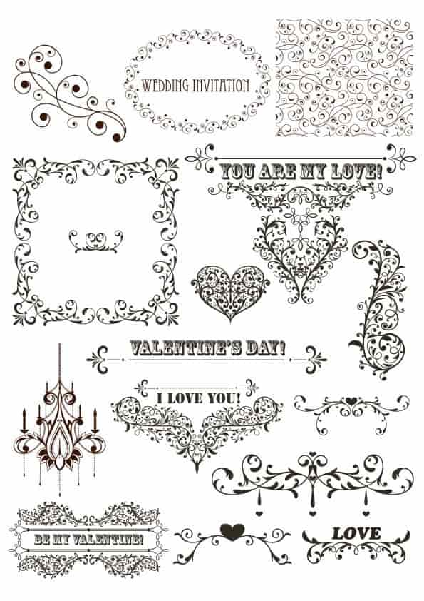 Vintage Decor Free Vector Free Vectors