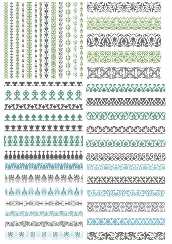 Vector Decorative Borders Free Vector Free Vectors