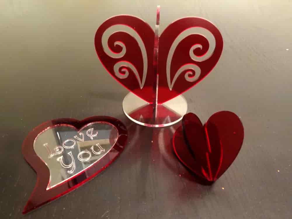 A Heart Decoration Laser Cut Free Vector Free Vectors