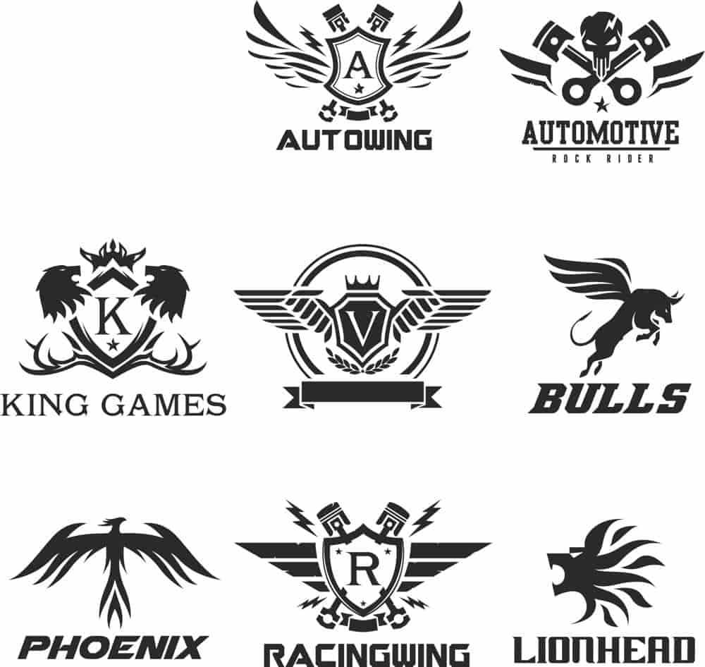 Technical Logo Collection Free Vector Free Vectors