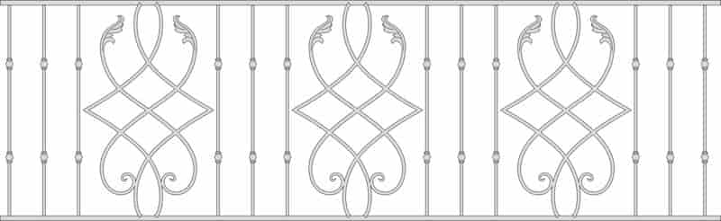 Wrought Iron Railings Model Free Vector Free Vectors