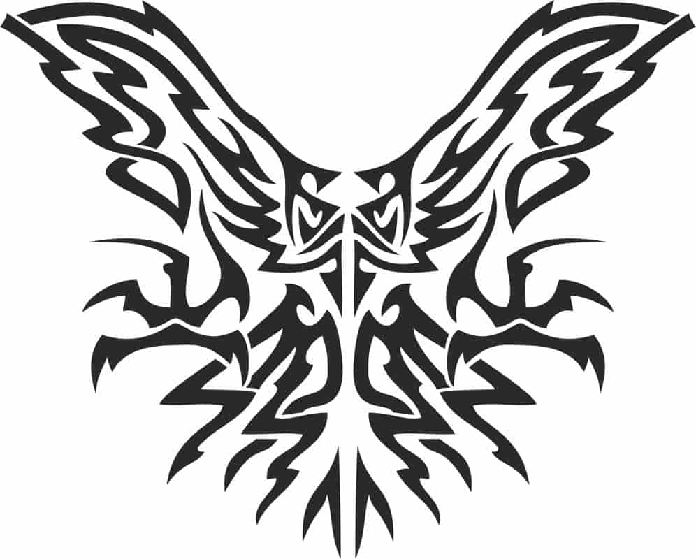 Tribal Eagle Free Vector Free Vectors