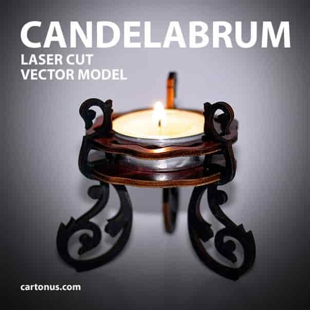 Cartonus Candelabrum 40mm Free Vector Free Vectors