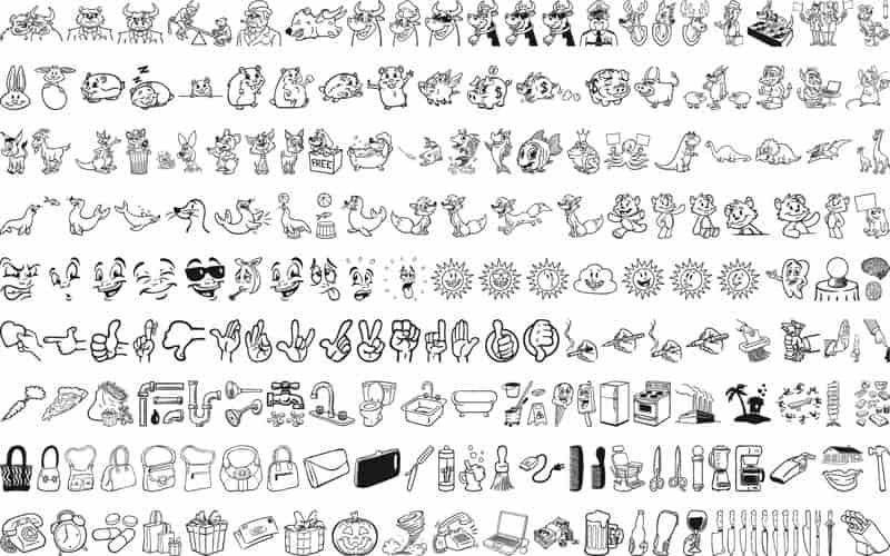 Vector mega set mix Free Vector Free Vectors