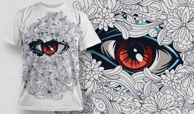 designer T-shirt Design Free Vector Free Vectors