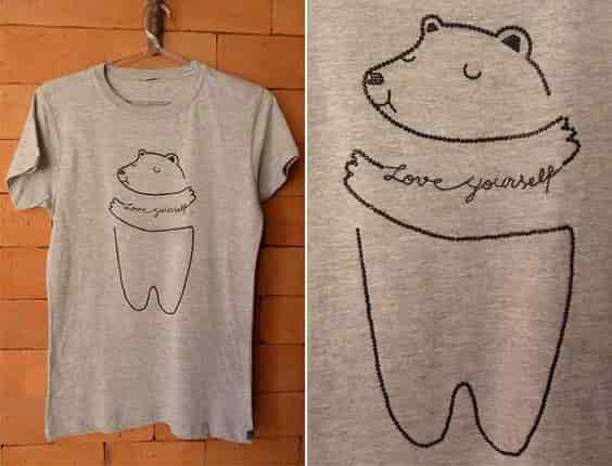 Love Yourself T-shirt Design Free Vector Free Vectors