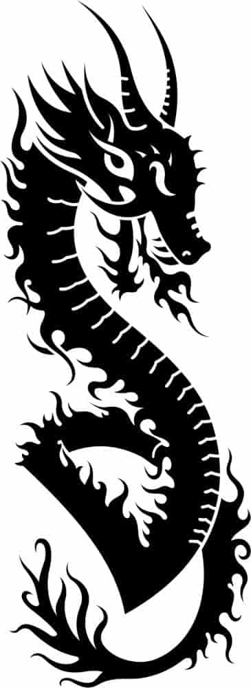 Dragon Tatoo Free Vector Free Vectors