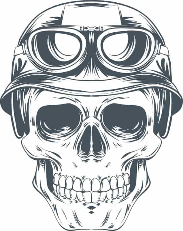 Skull Helmet Vector Free Free Vectors