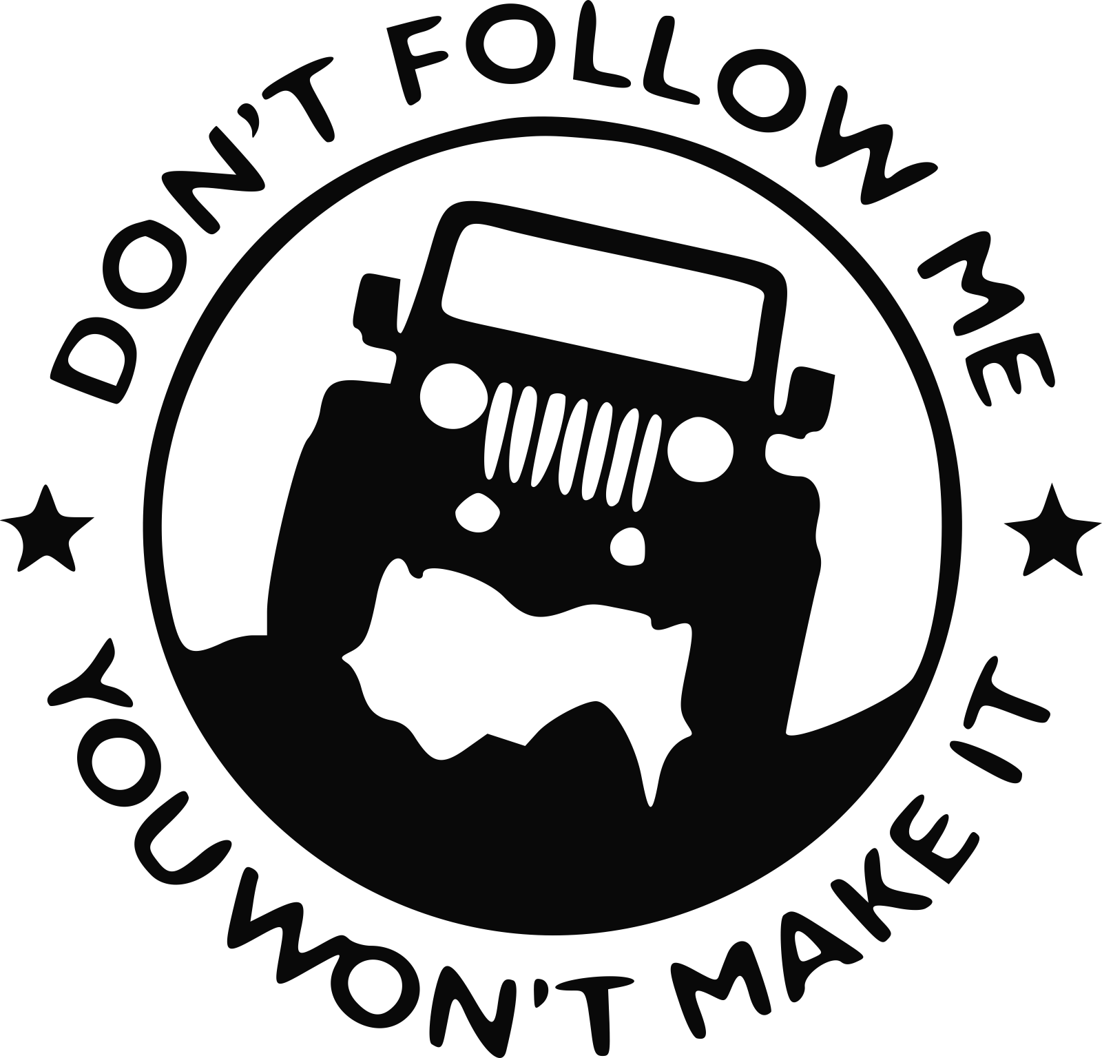 Classic Jeep Logo Engraving Svg Design Free Vectors