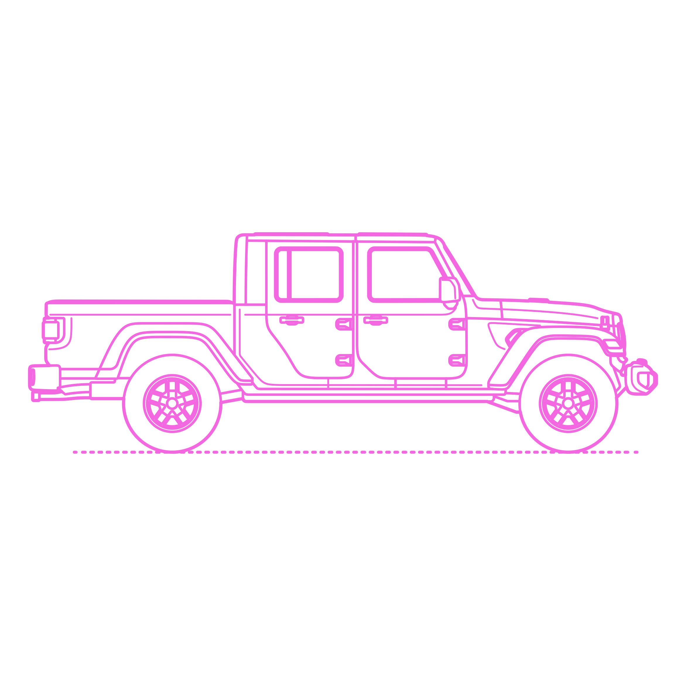 Transport Mid Size Pickup Trucks Jeep Gladiator Drawing Svg Vector Free Vectors
