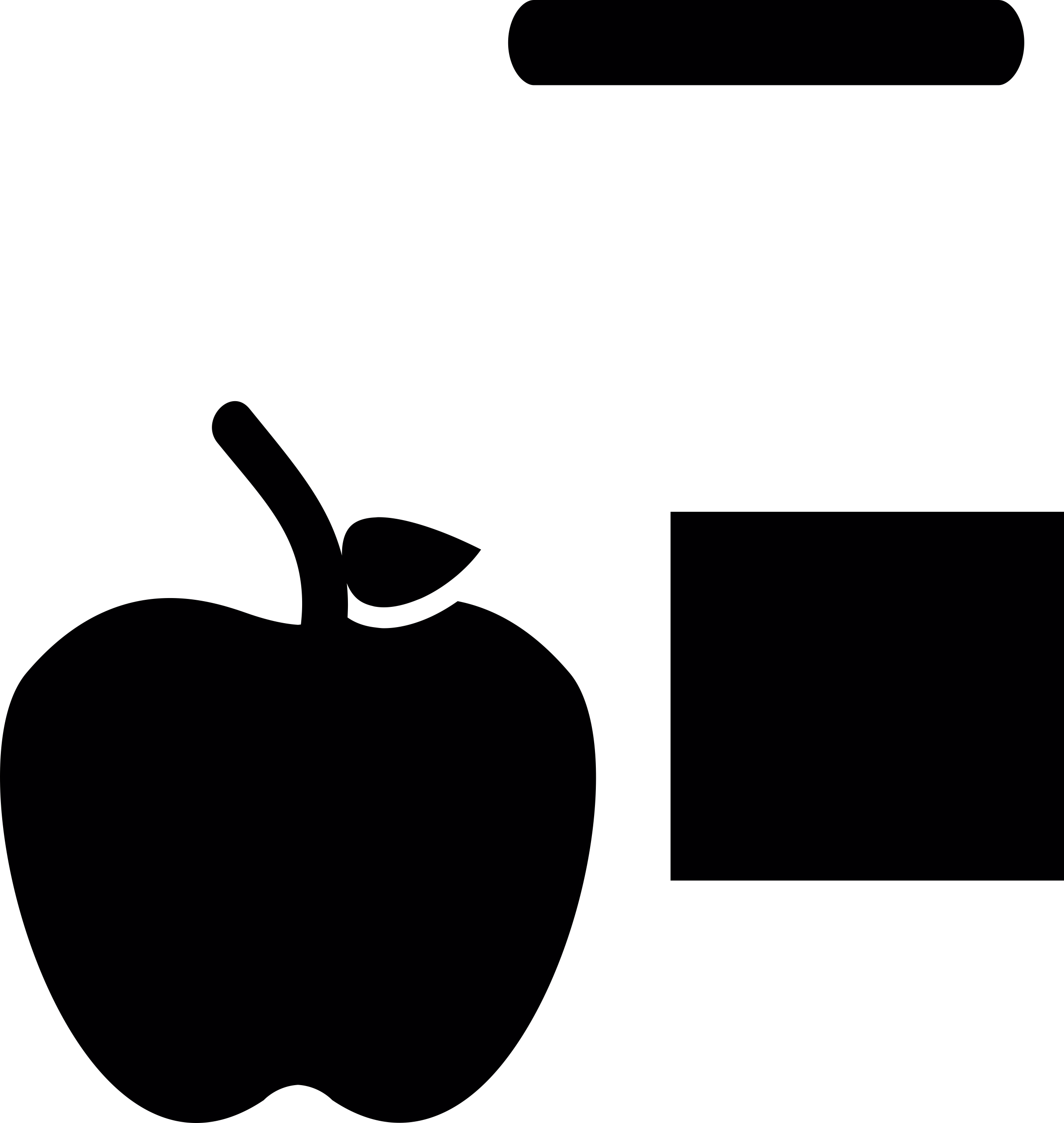 Apple And Square Outline Drawing Svg Vector Free Vectors