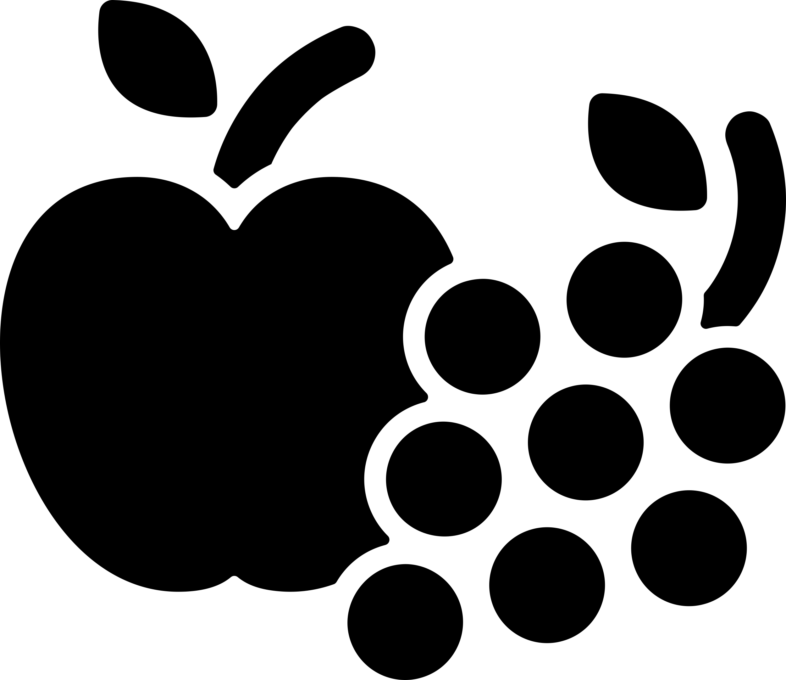 Apple And Grapes Printable Line Art Svg Free Vectors