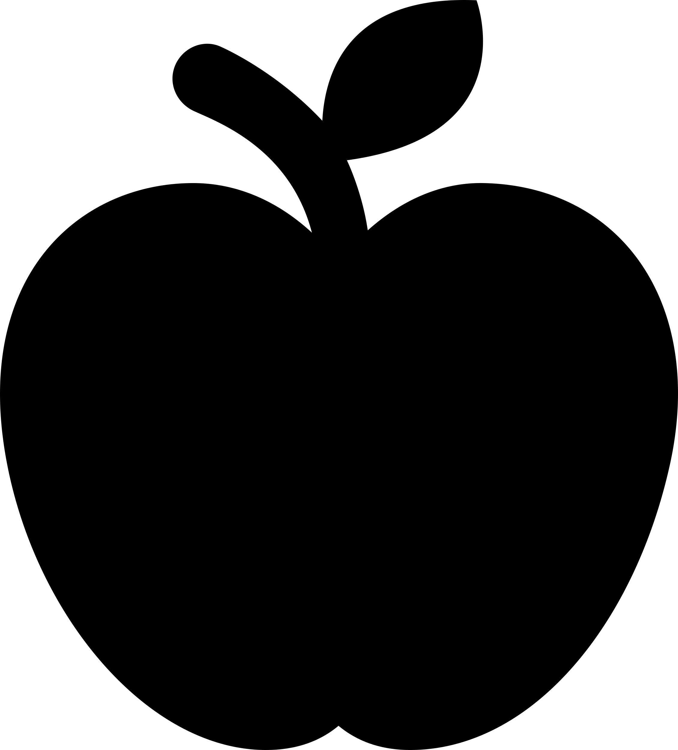 Apple Fruit Sticker Outline Svg File Free Vectors