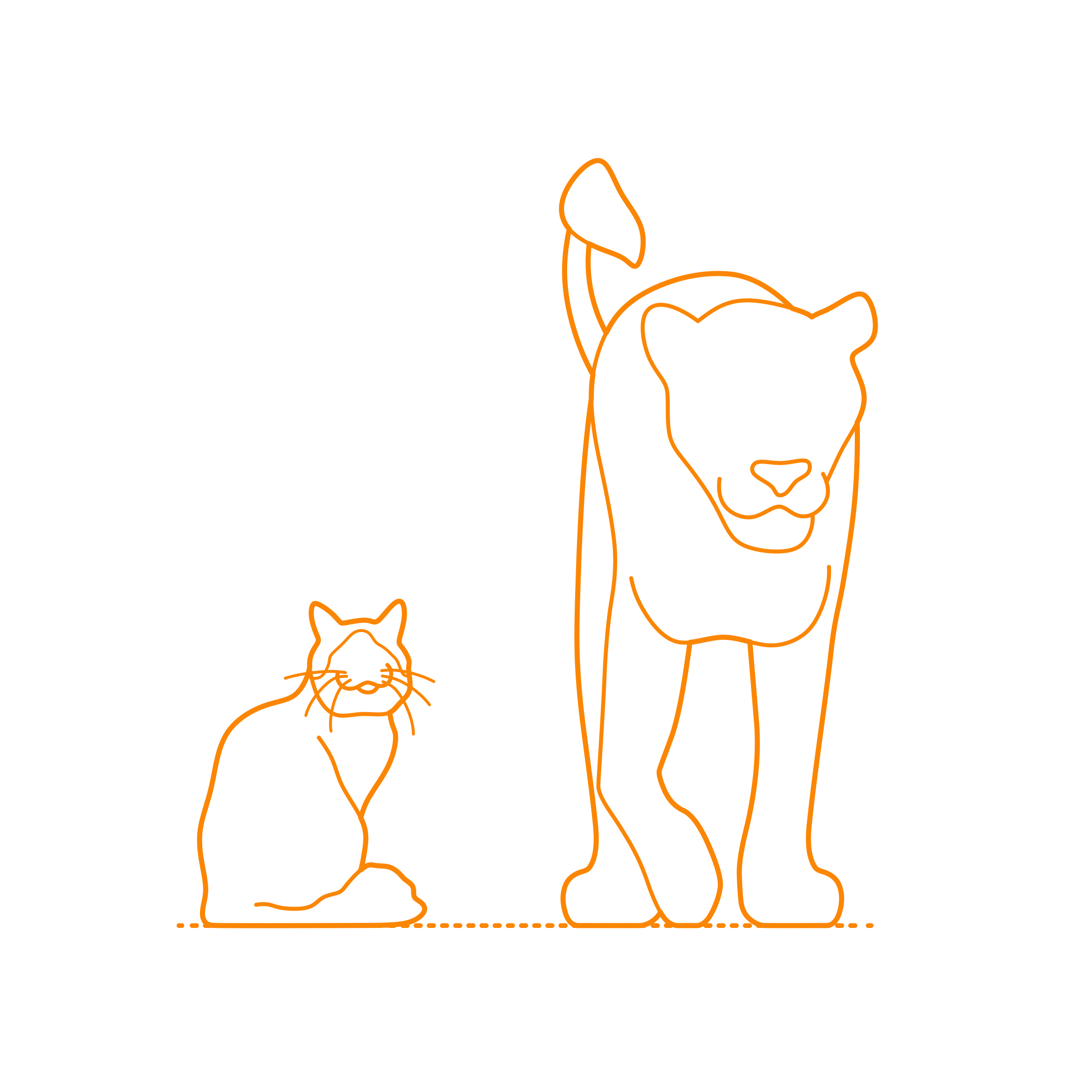 Animals Felines Drawing Svg Vector Free Vectors