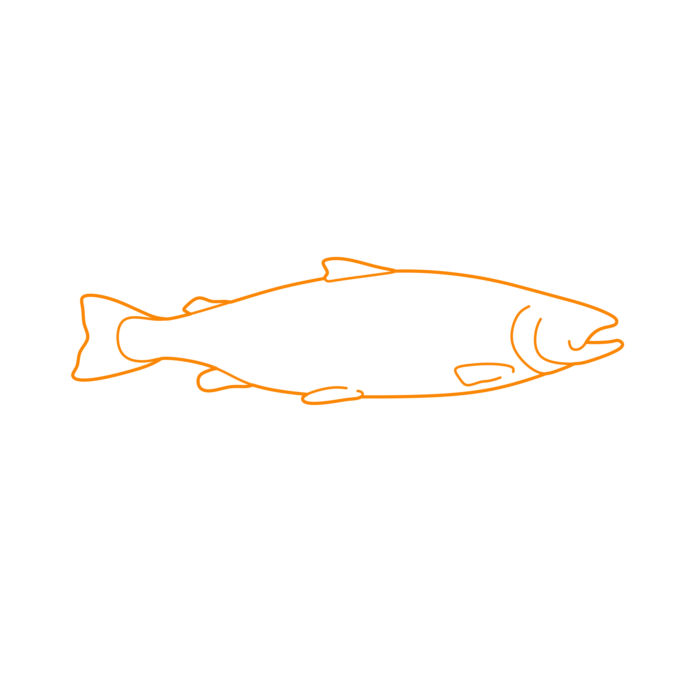 Animals Freshwater Fish Atlantic Salmon Drawing Svg Vector Free Vectors