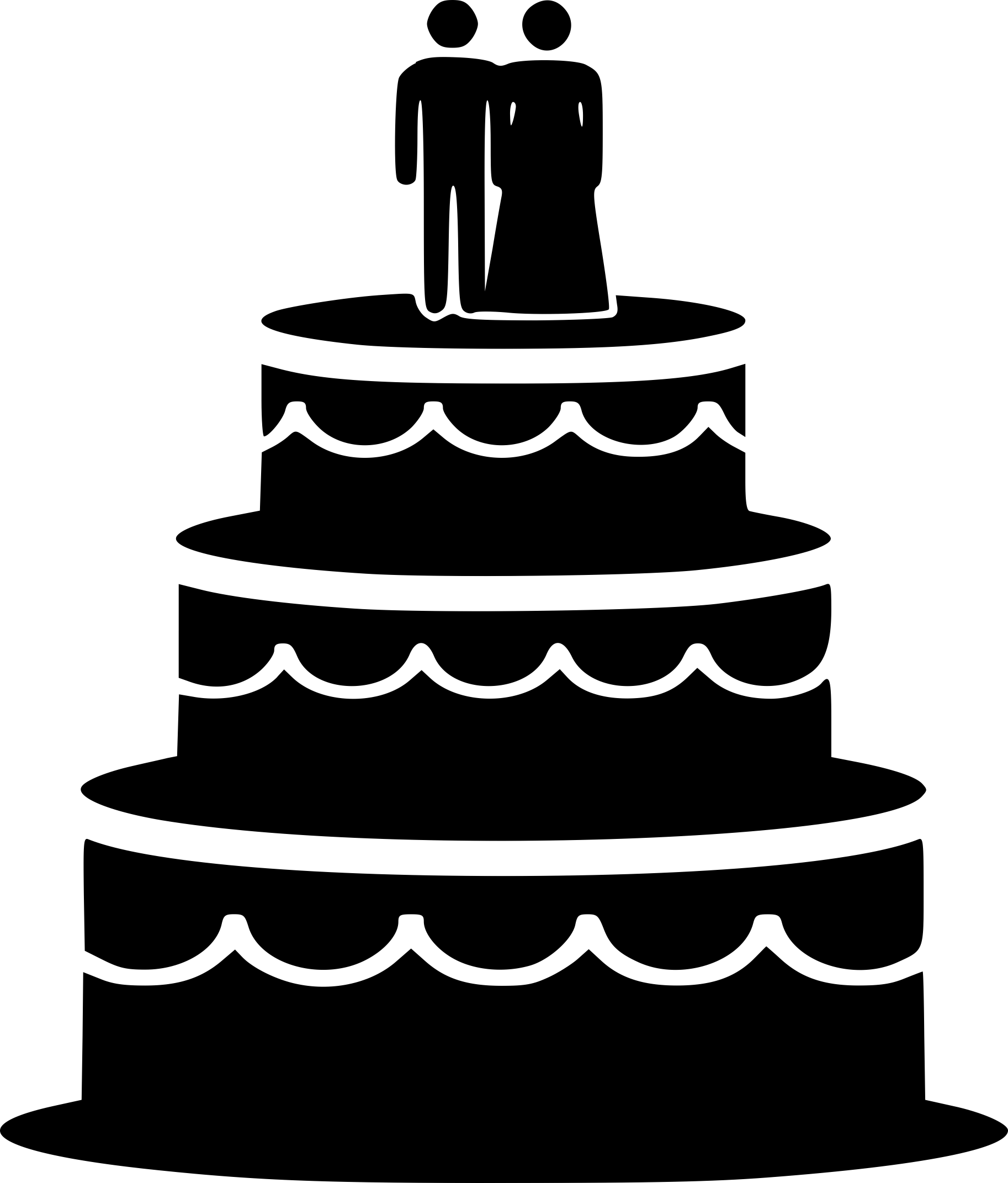 Food Cake Wedding Icon Svg Vector Free Vectors