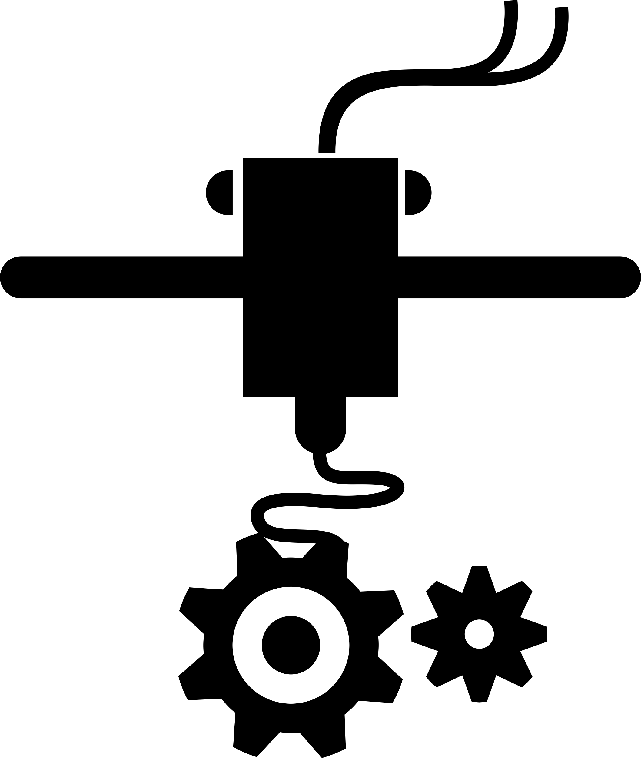 3D Printer Settings Symbol Free Vectors