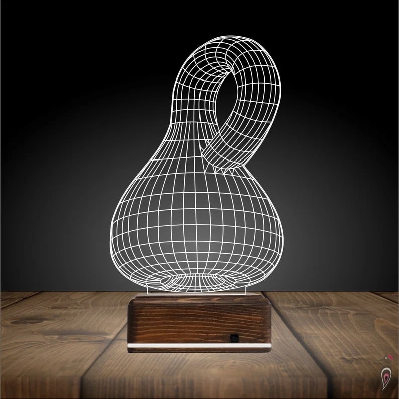 Bottle Gourd Illusion Lamp Laser Engraved Free Vector Free Vectors