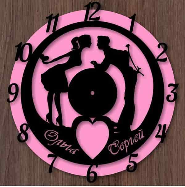 Laser Cut Wall Clock Free Vector Free Vectors
