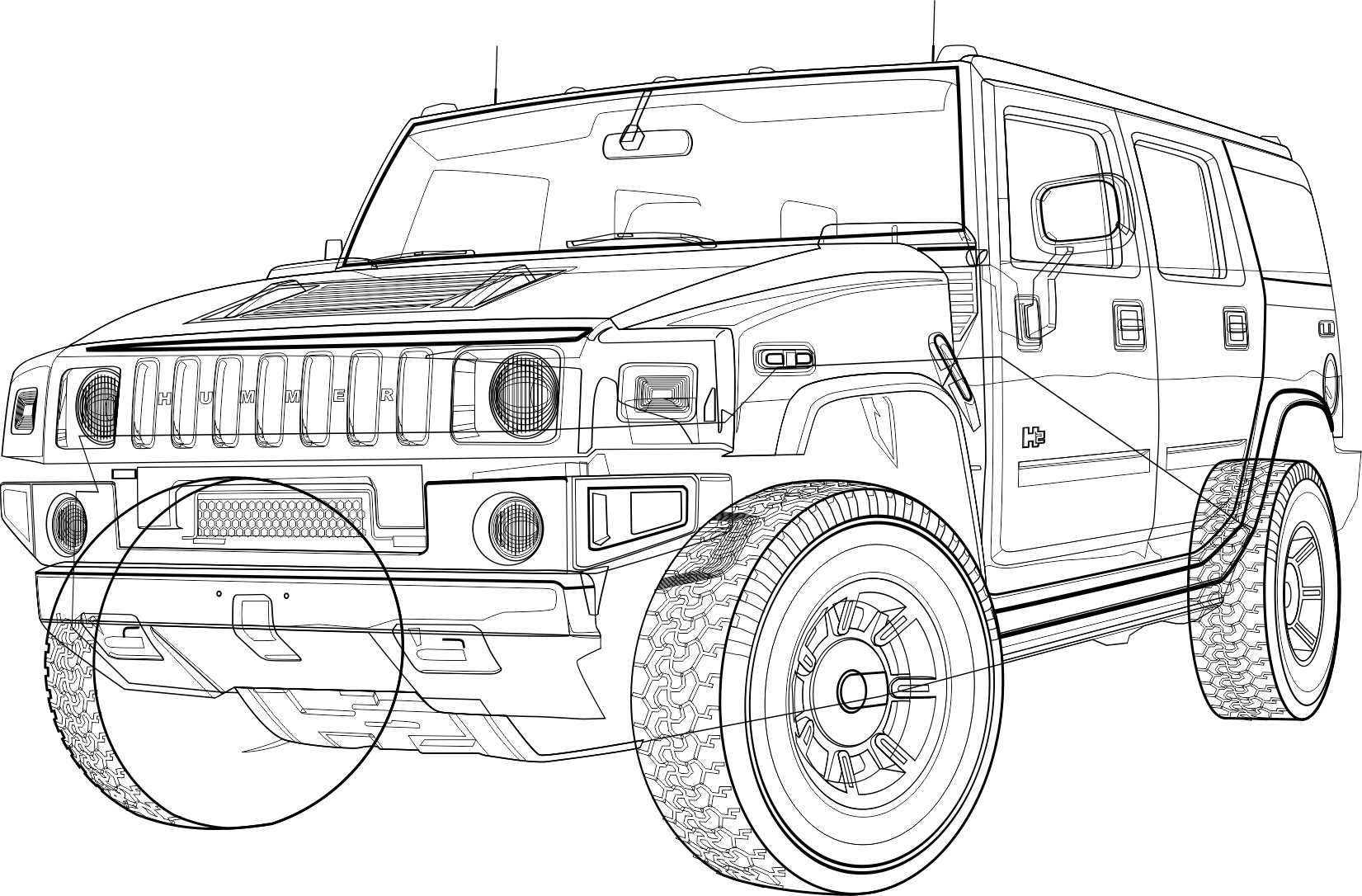 Laser Cut Hummer Vehicle Jeep Free Vector Free Vectors