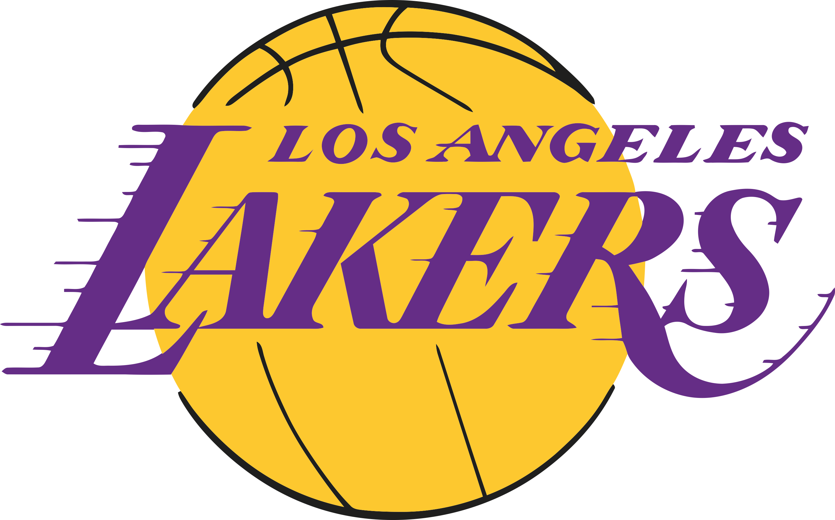 Lakers p2 Logo Stencil SVG Design File Free Vectors