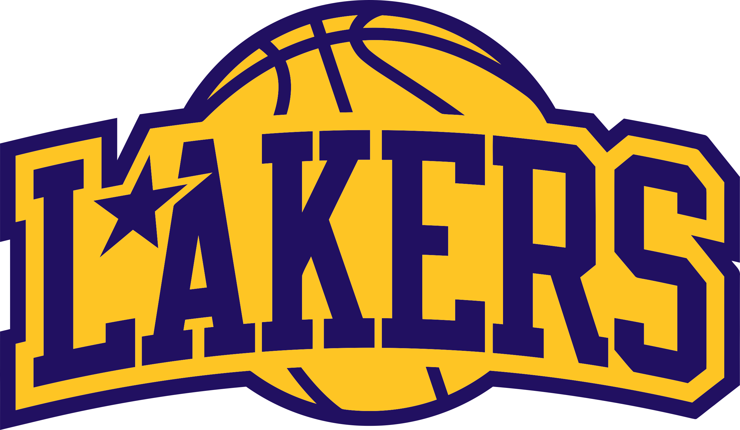Lakers p2 Sticker SVG File Free Vectors