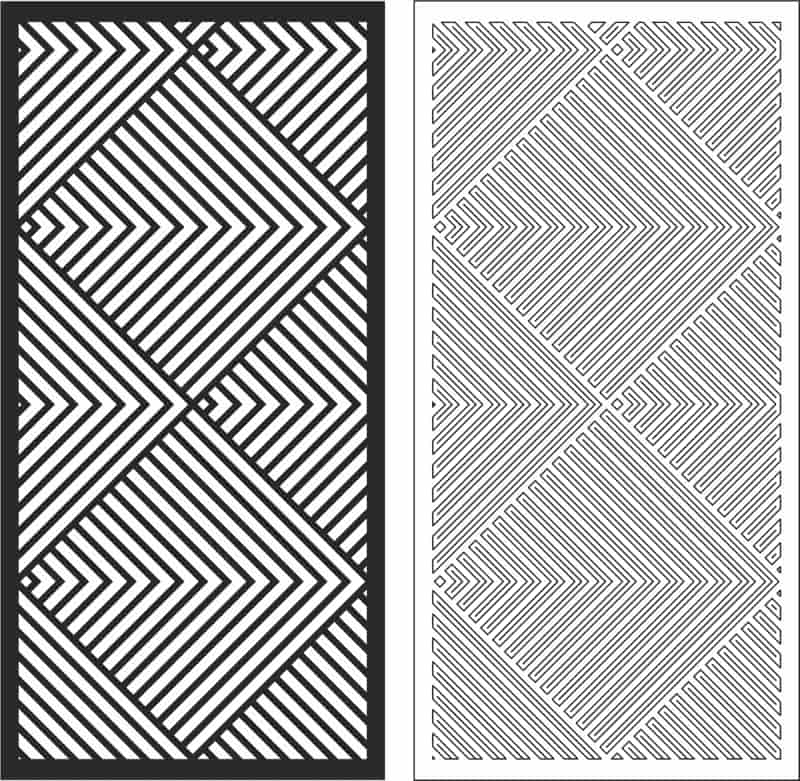 Linear Pattern Art Free Vector Free Vectors