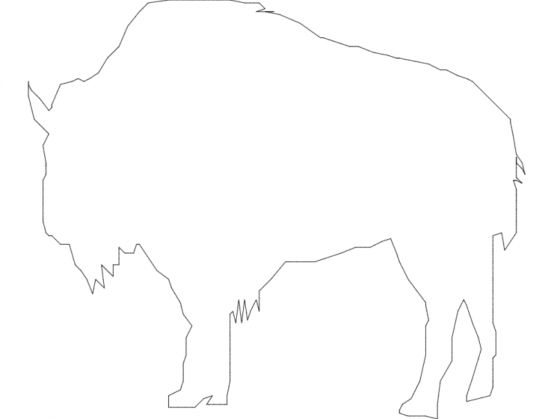Bufalo Free DXF File Free Vectors