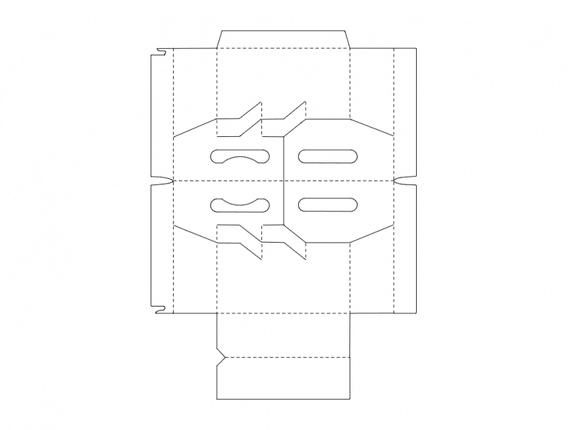 Packaging Box Template Free DXF File Free Vectors