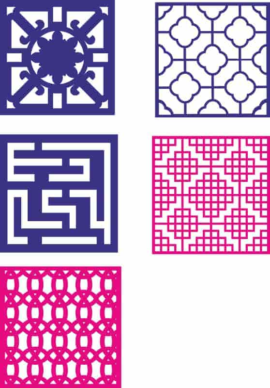 Endless Abstract Patterns Free Vector Free Vectors
