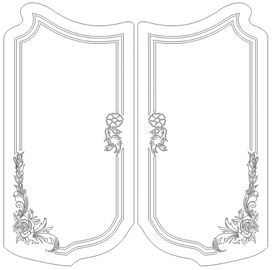 Grille Design Free DXF File Free Vectors