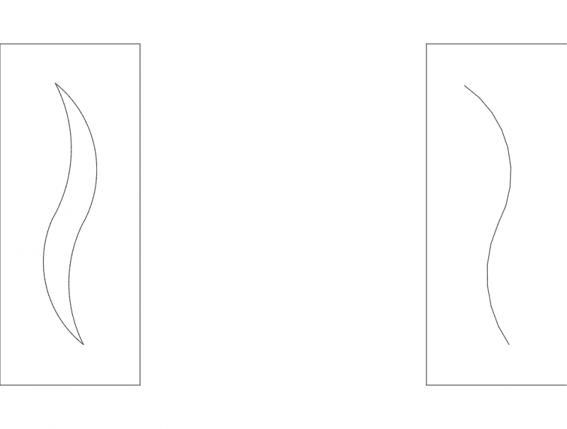 Door Design Free DXF File Free Vectors