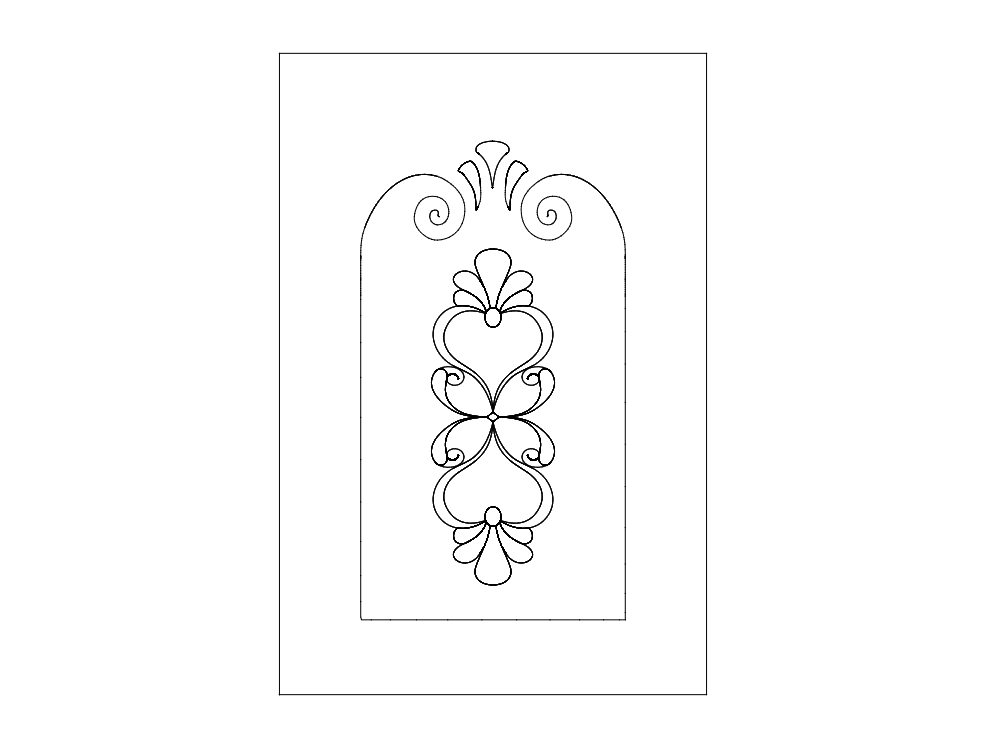 Door Pattern Free DXF File Free Vectors