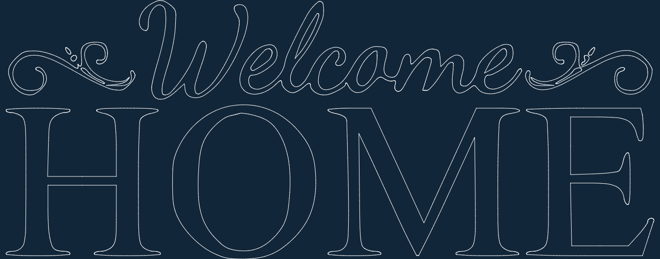 Welcome-Home Free DXF File Free Vectors