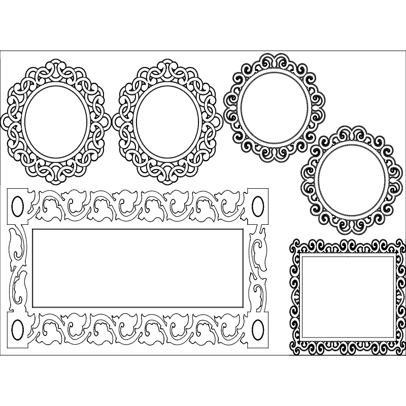 Aynalar1 Free DXF File Free Vectors