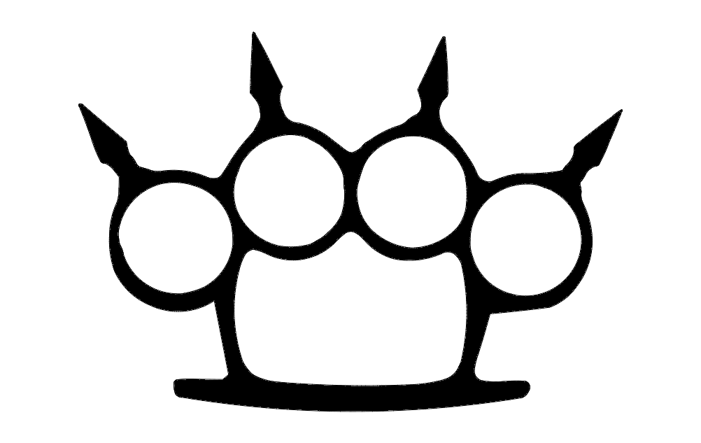 Brass Knuckles Vector Art Free DXF File Free Vectors