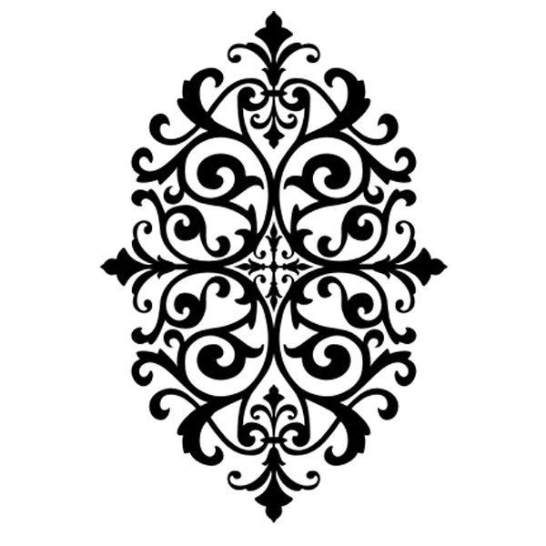 Medallion Stencil Design Free DXF File Free Vectors