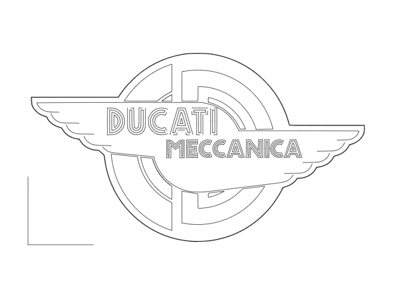 Ducati Meccanica Free DXF File Free Vectors