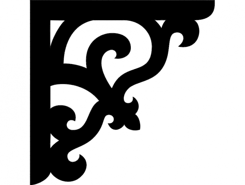 Corner Design Kron 0002 Free DXF File Free Vectors