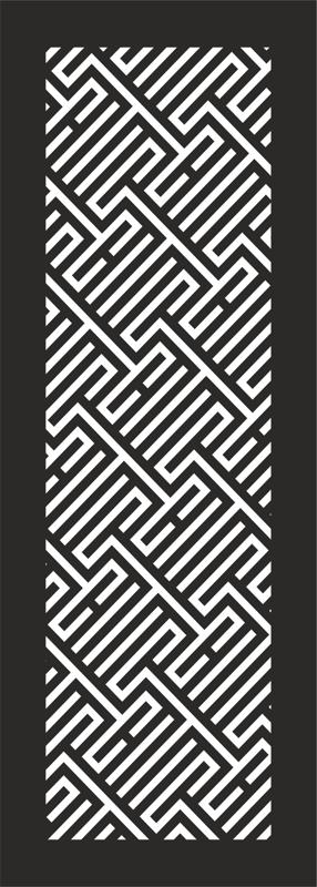 Abstract Striped Geometric Seamless Pattern Vector Free DXF File Free Vectors