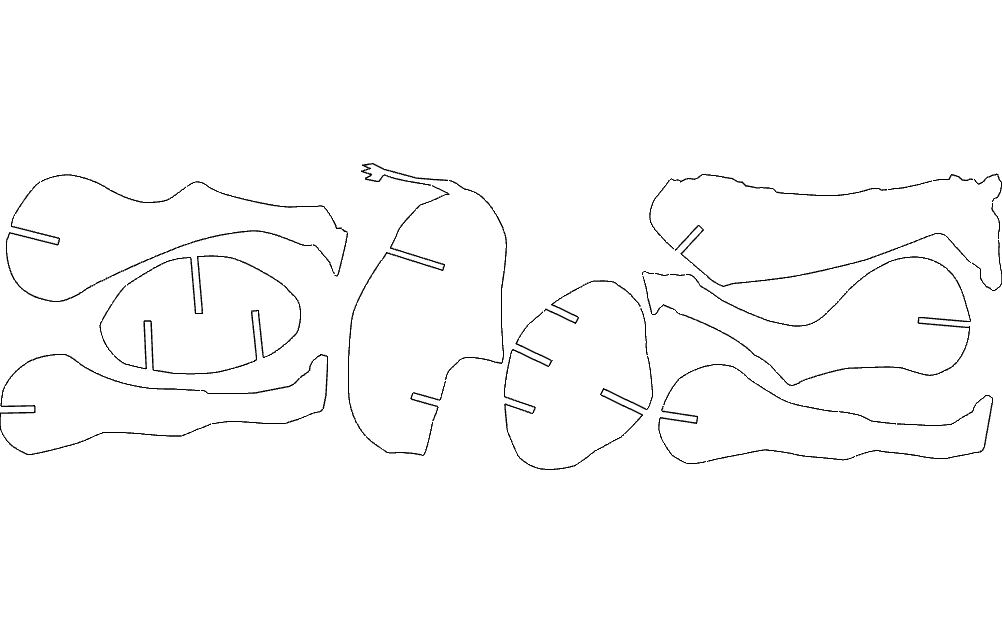 Giraffe Free DXF File Free Vectors