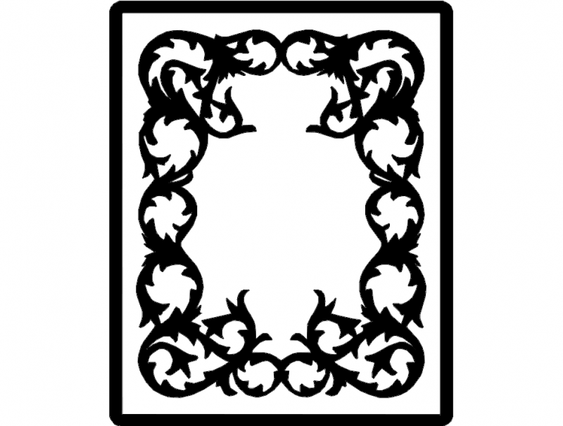 Photo Frame Free DXF File Free Vectors